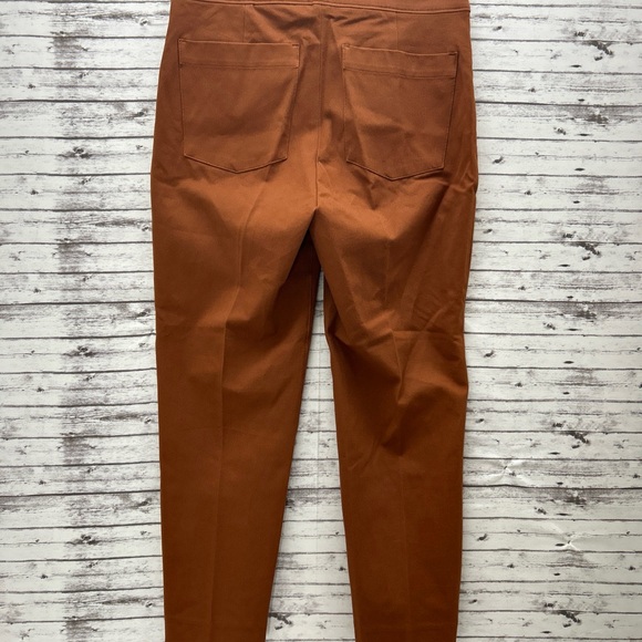 SPANX On-The-Go Ankle Straight Women’s Pants Bronze Glow Petite Medium - Picture 2 of 8